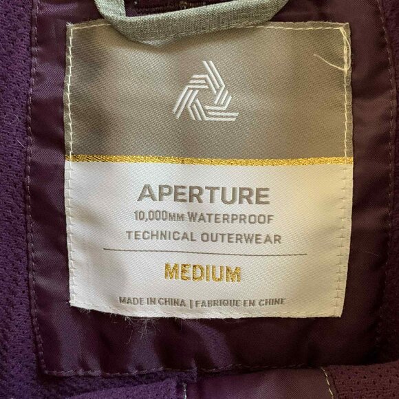 Women's Aperture Cargo Ski/Snowboard Pants - Grey/Purple - Sz.M - Picture 4 of 4